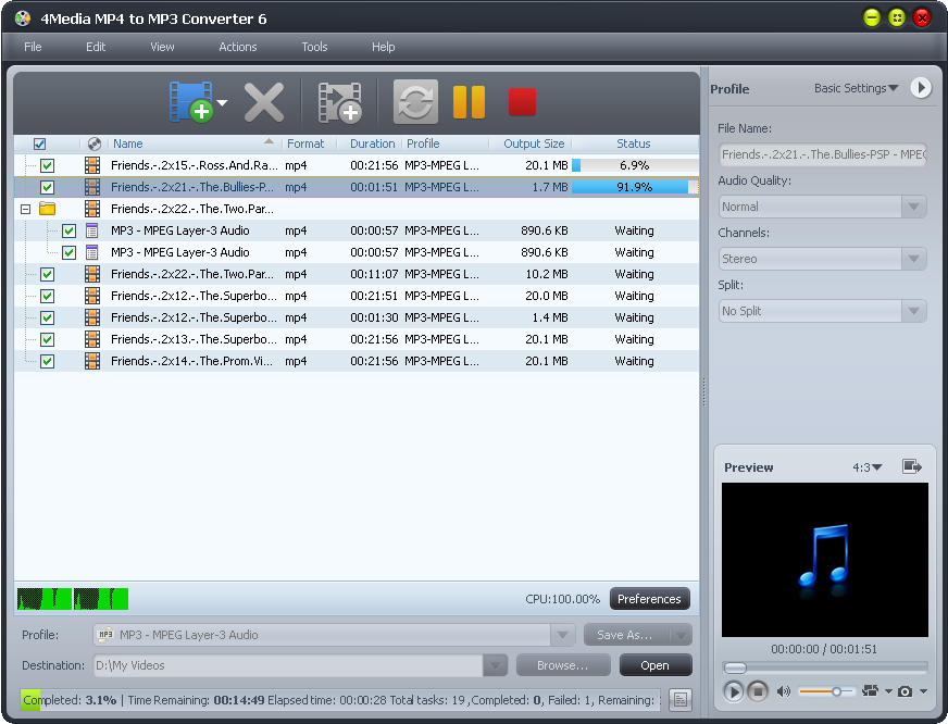 Convert mp4 to mp3 online, free